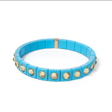 Load image into Gallery viewer, Asheville Support MINI BLUE LAGOON bracelet
