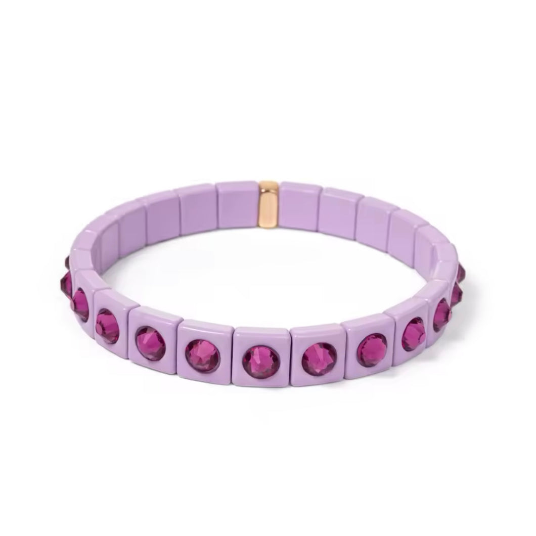 Asheville Support MINI Magenta Moon bracelet