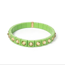 Load image into Gallery viewer, Asheville Support MINI SWEET MINT bracelet
